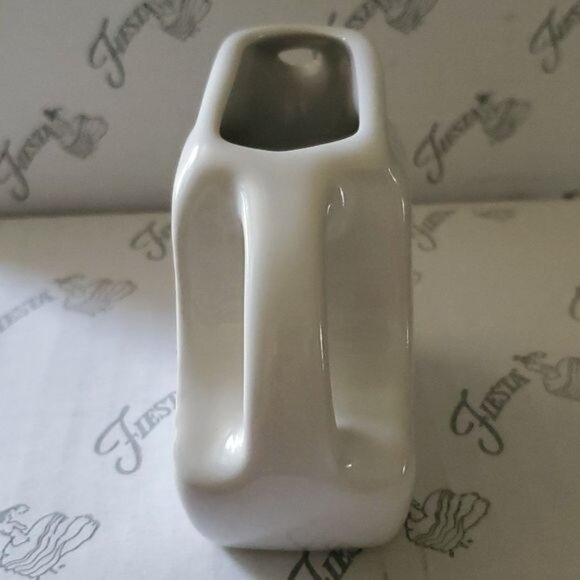 Fiestaware Fiesta CERAMIC Pitcher Mini Disk White CONTAINER - Picture 2 of 13